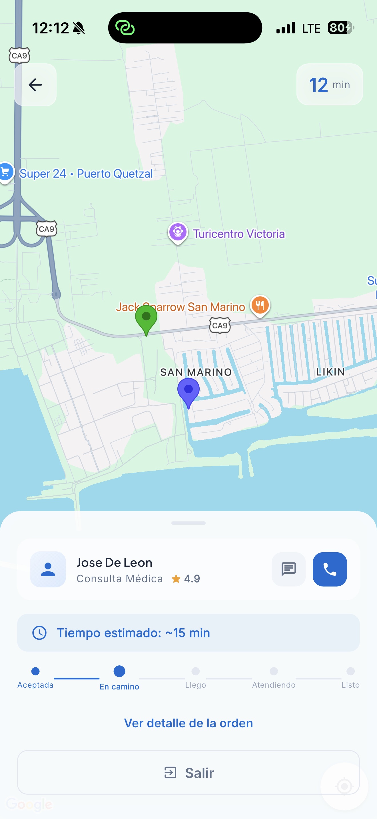 Ubymed - Seguimiento en tiempo real
